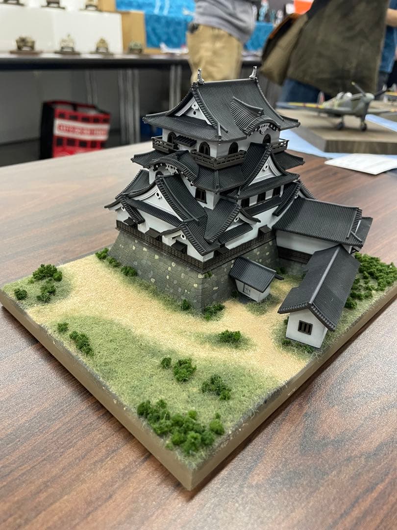 1/350 童友社 彦根城【完成塗装品】