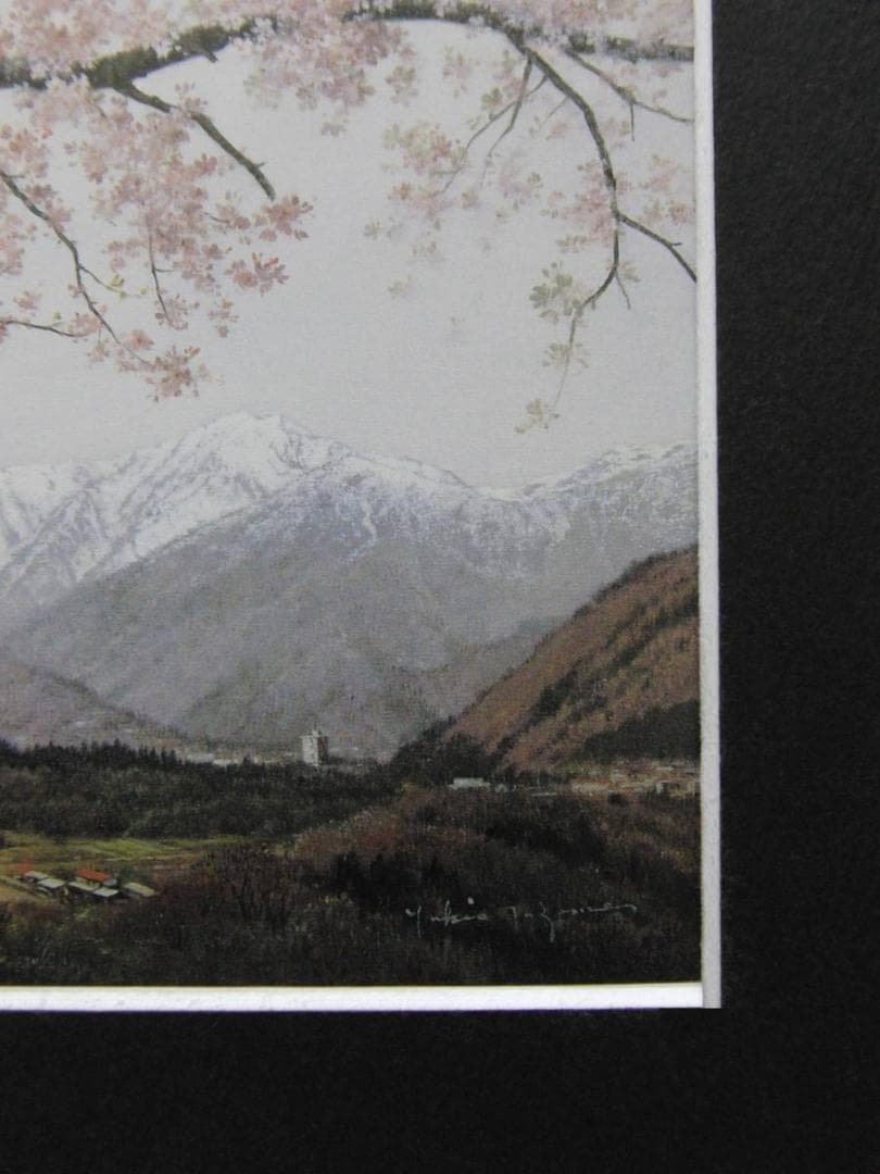 田染幸雄、【春光】、希少な額装用画集より、新品額装付、状態良好