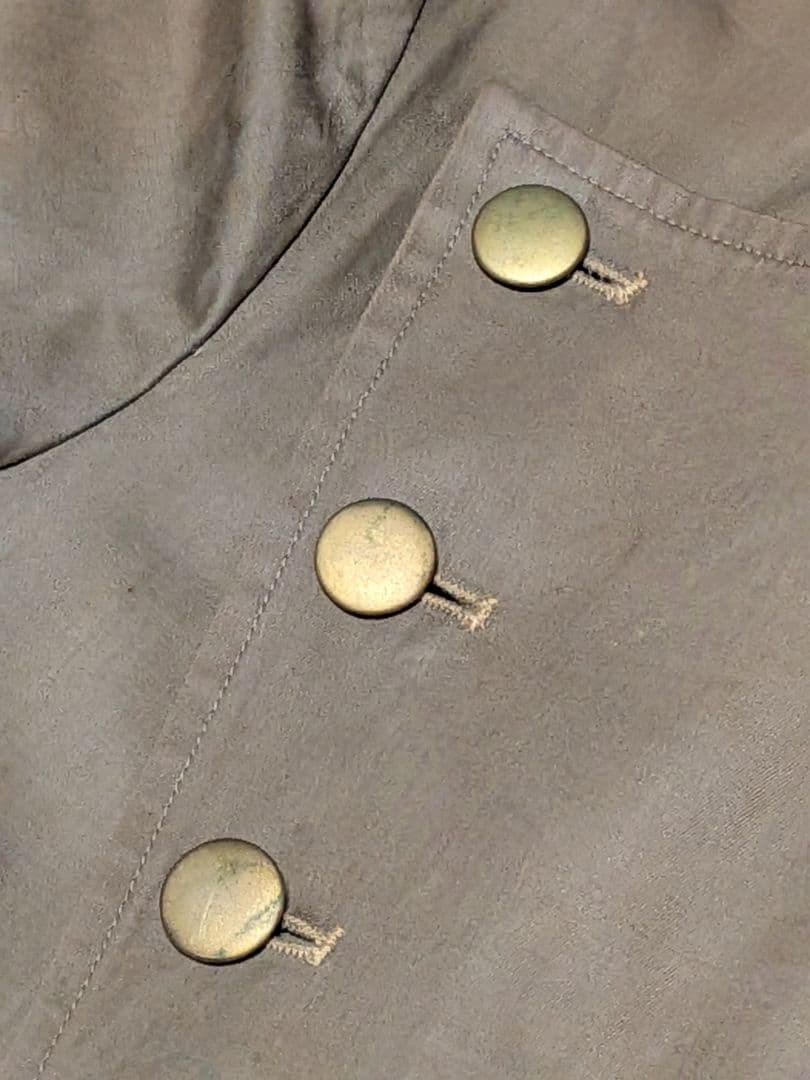 日本軍　陸軍　軍服　軍装　将校　春夏用　外套　コート　当時実物　未使用　美品