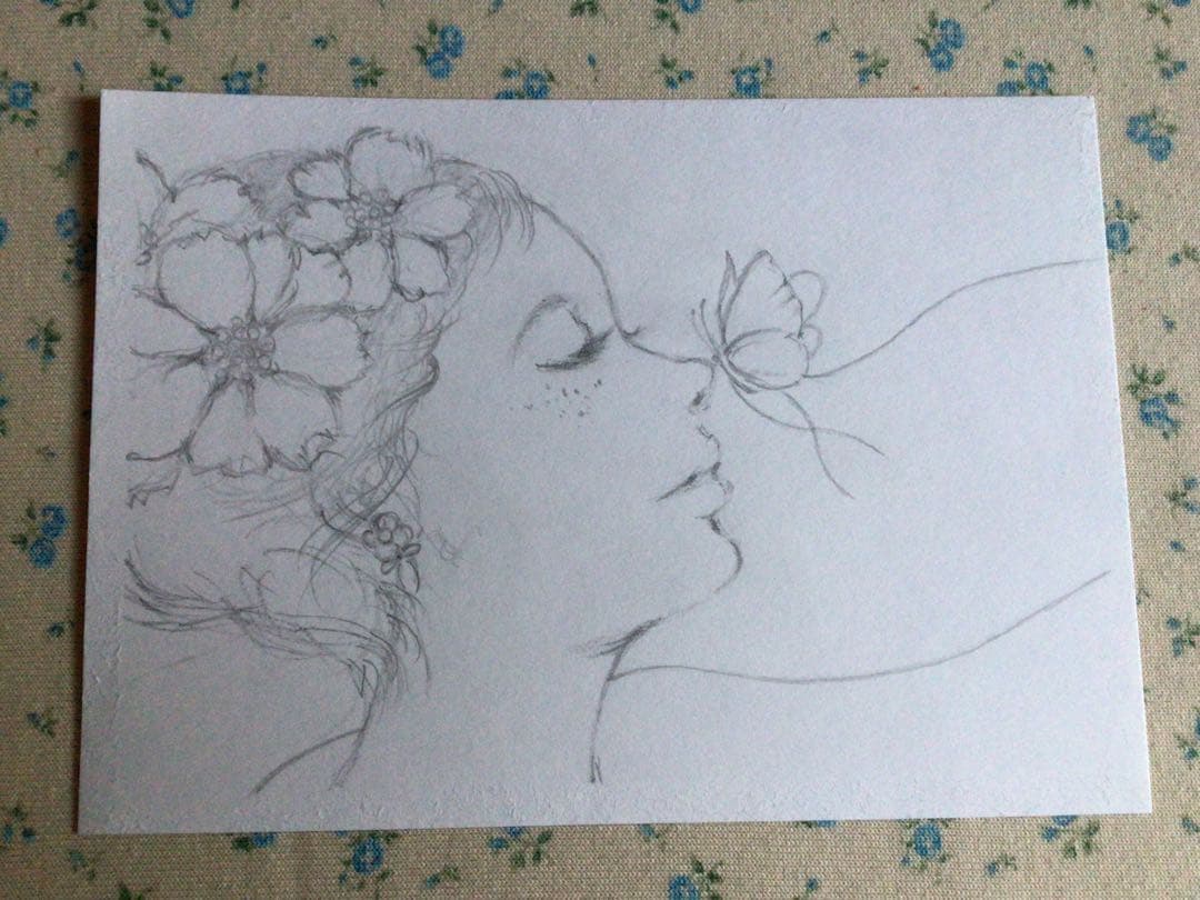 ガネーシャさん専用ですパステル画 3点セット 果物と花