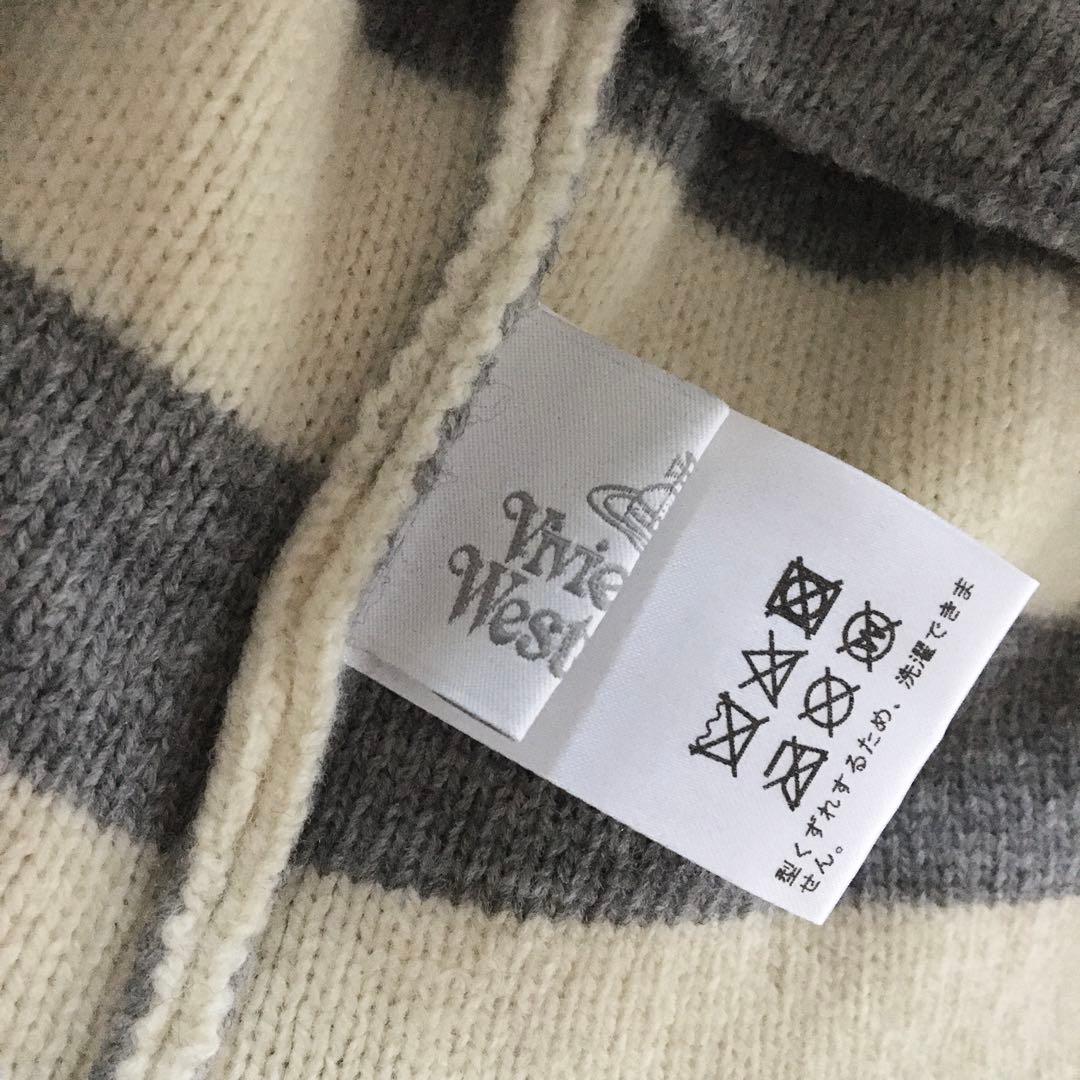 vivienne westwood ORB フラップ付ワッチ ニット帽 グレー