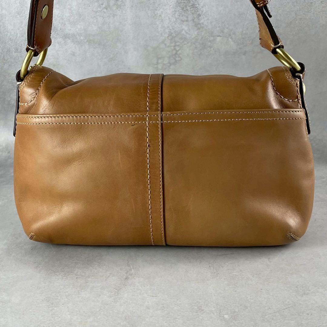 【極美品✨】COACH ソーホー ワンショルダーバッグ キャメル 11842