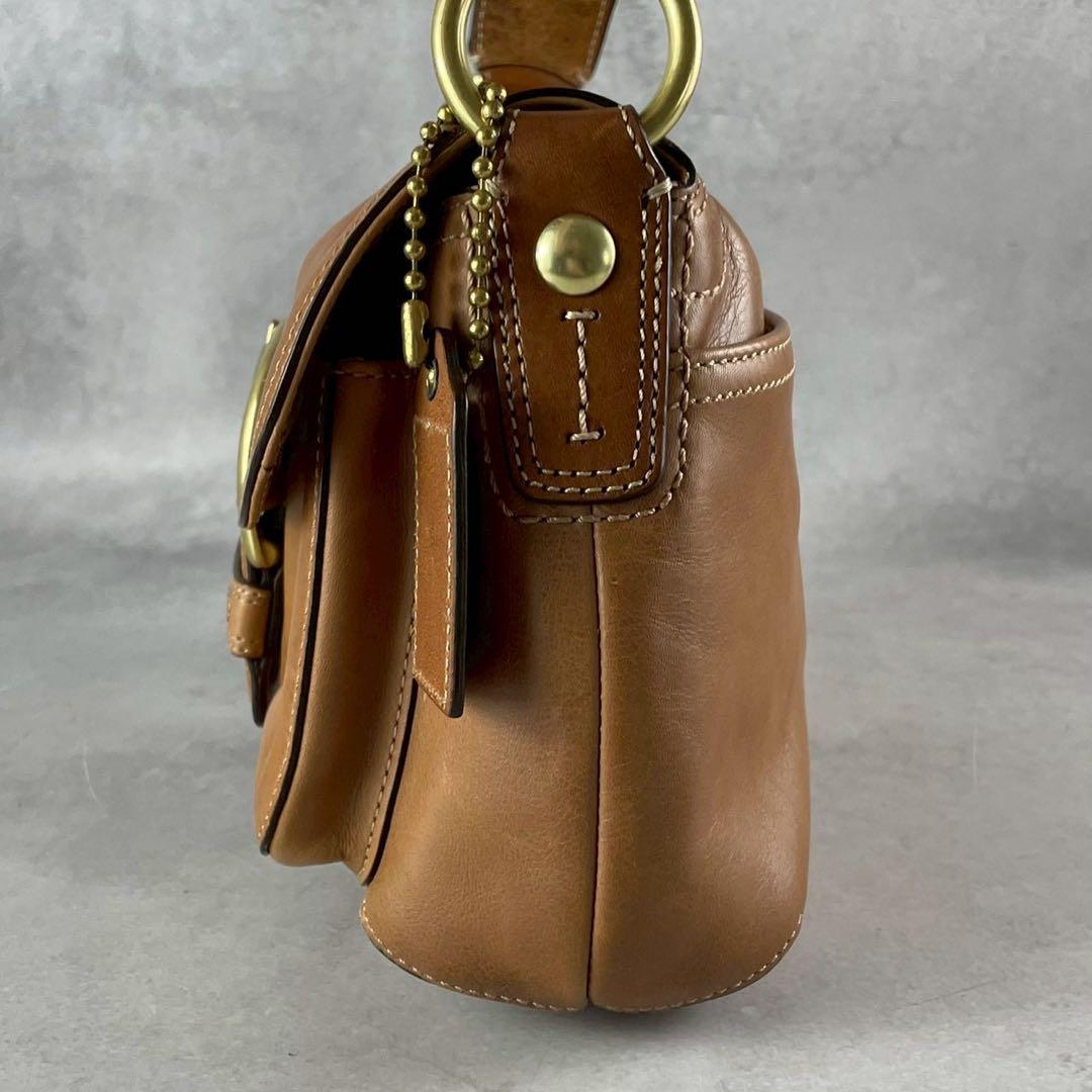 【極美品✨】COACH ソーホー ワンショルダーバッグ キャメル 11842