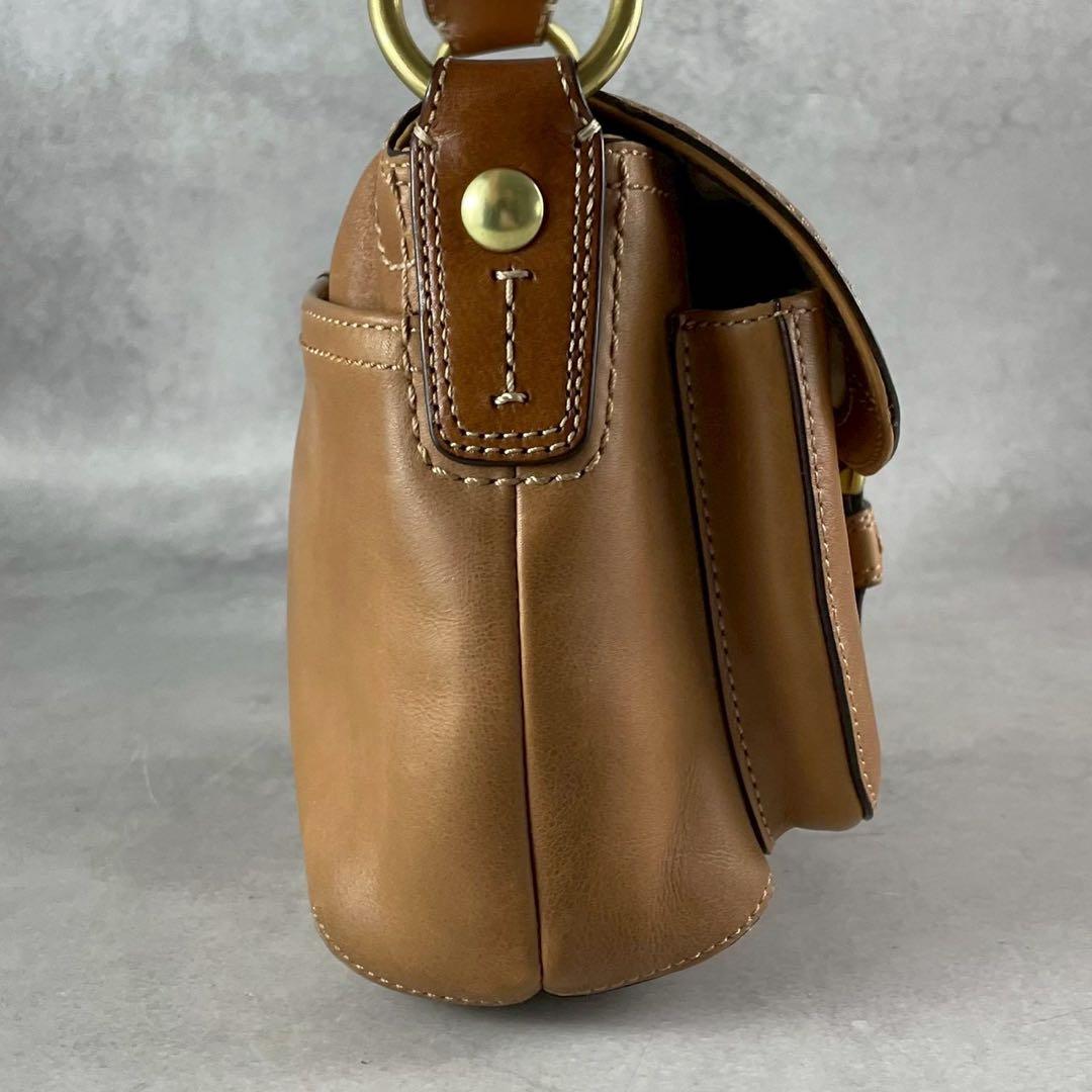 【極美品✨】COACH ソーホー ワンショルダーバッグ キャメル 11842