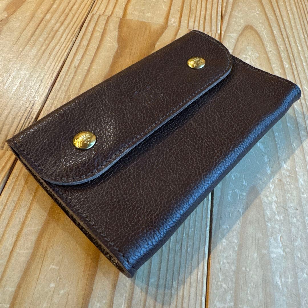 【新品】IL BISONTE ミディアムウォレット こげ茶☆