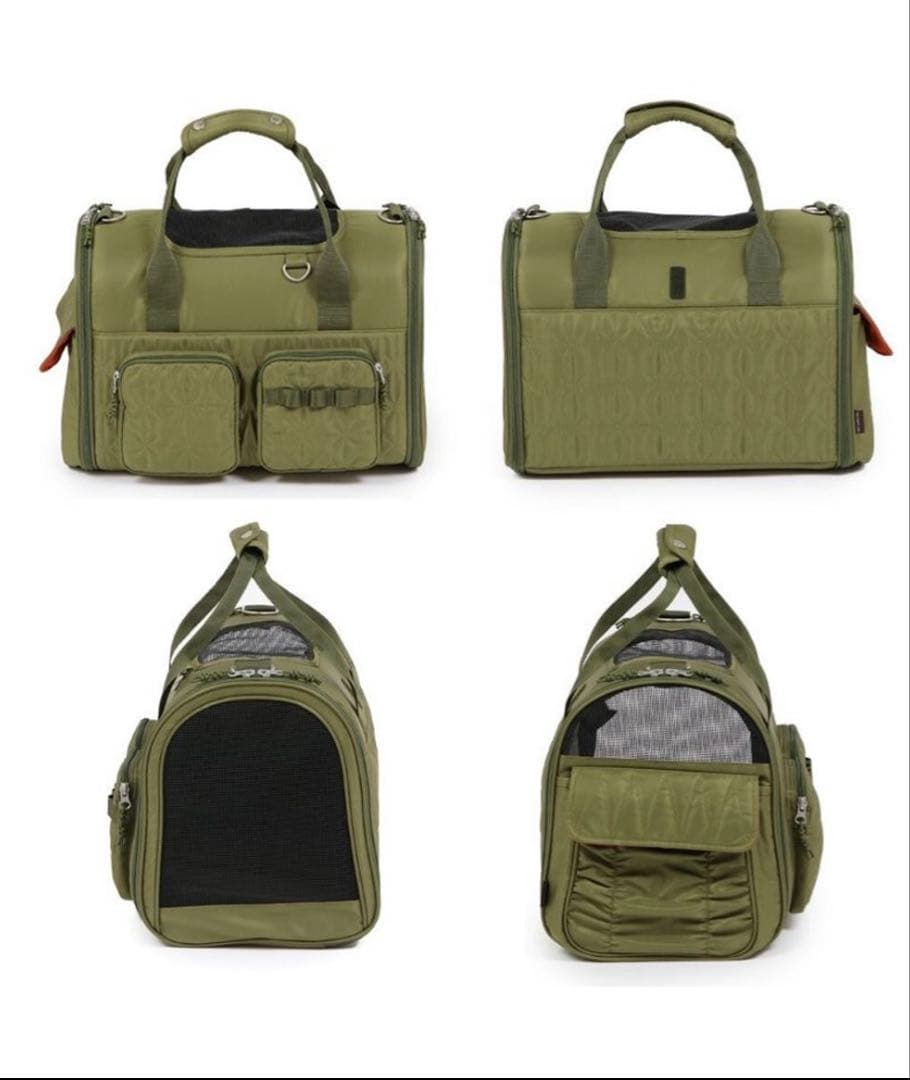 PET PARADISE キルト折畳キャリー 小型犬 約4～8kg 美品