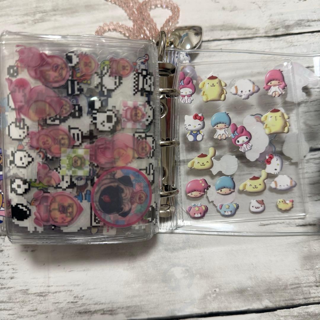 ボンボンドロップシール　シール帳　完成品　サンリオ　たまごっち　しずくちゃん