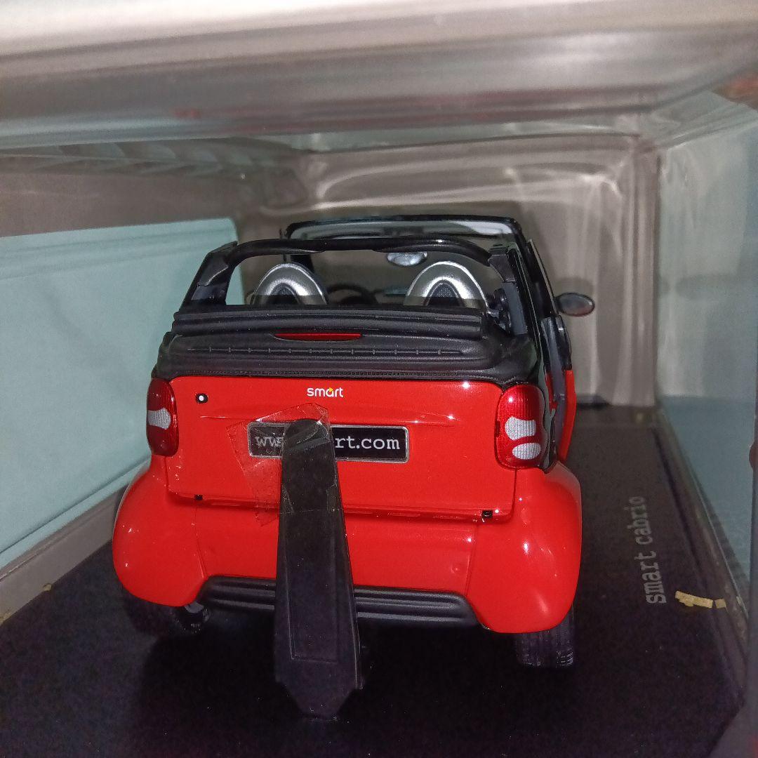 smart cabrio 1/18 ダイキャスト製モデル レッド