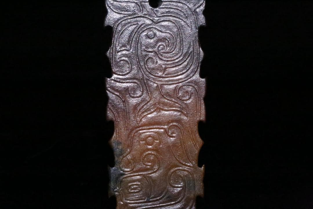 周代 鳳紋装身具 古玉和田玉 中国美術 骨董工芸収蔵品