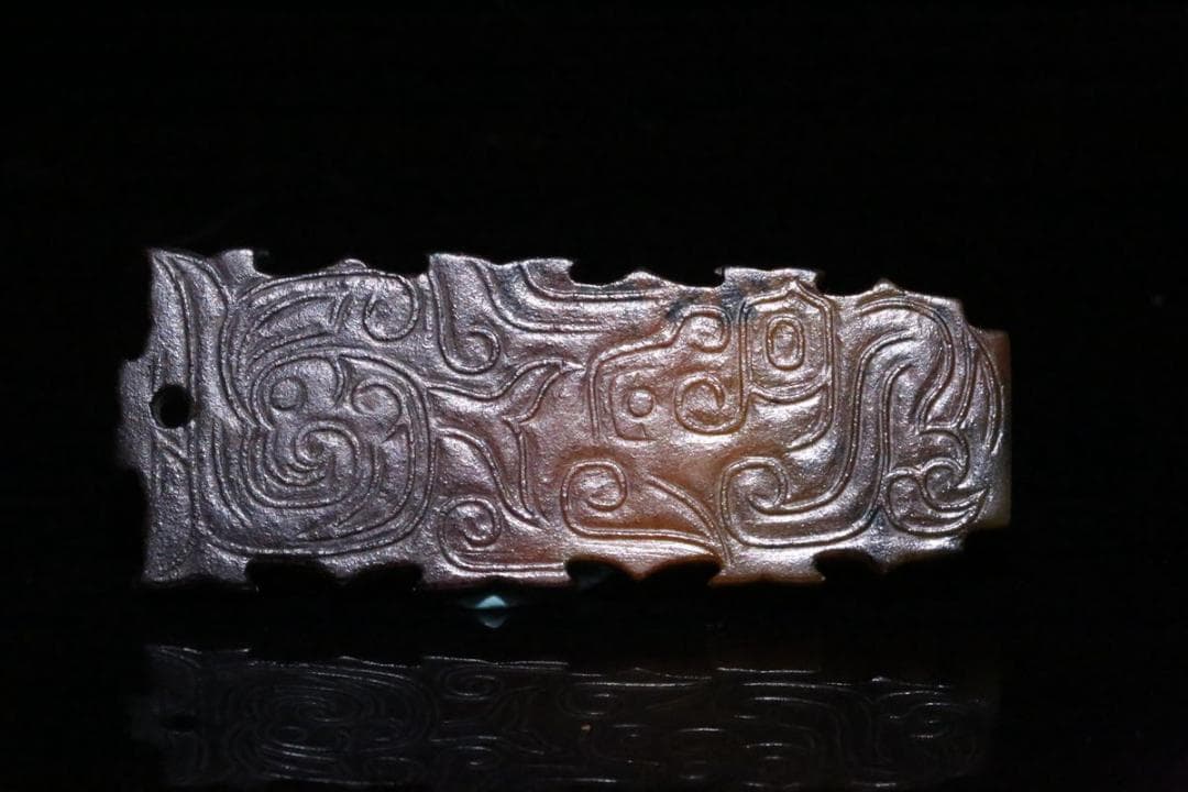 周代 鳳紋装身具 古玉和田玉 中国美術 骨董工芸収蔵品