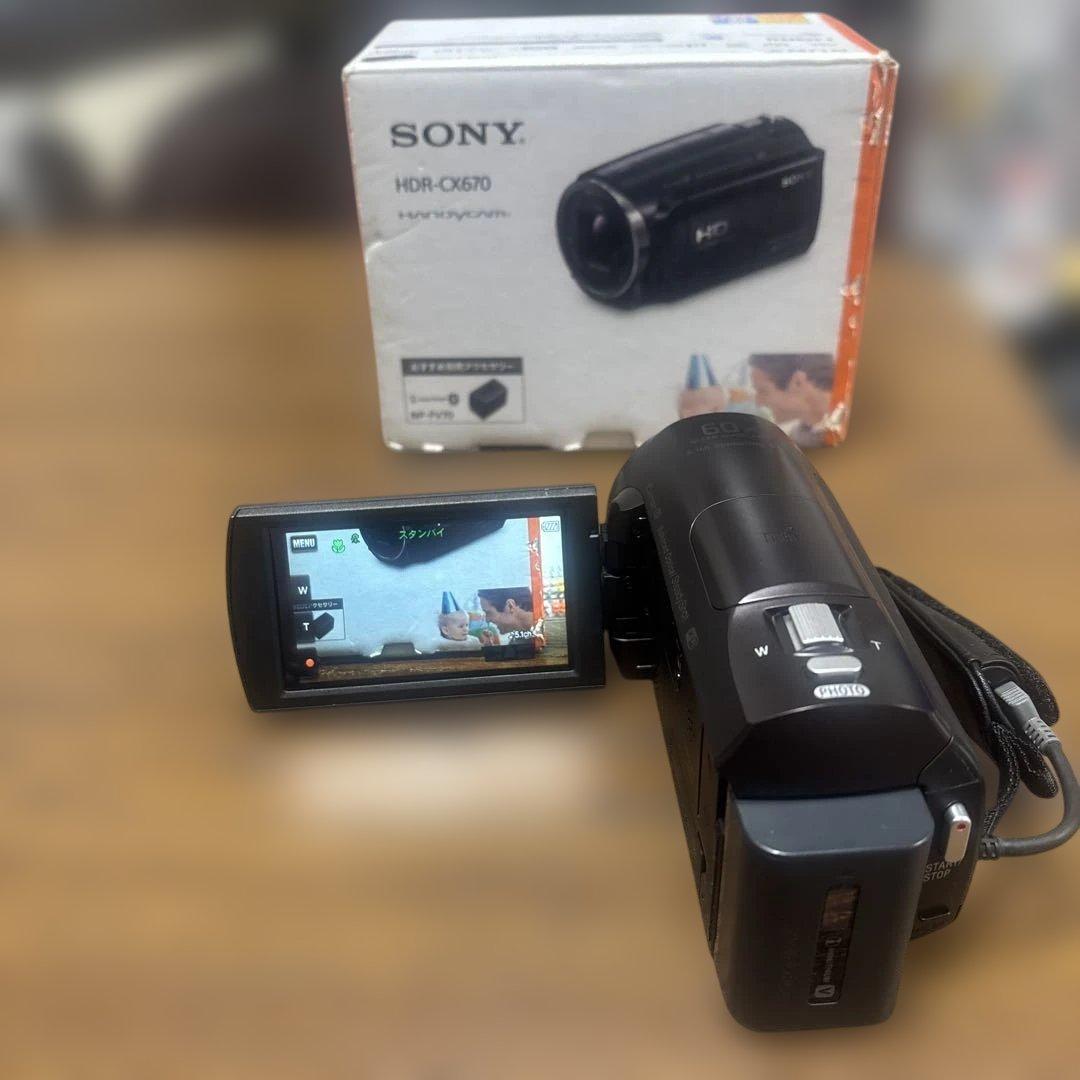 SONY HDR-CX670 HDビデオカメラ