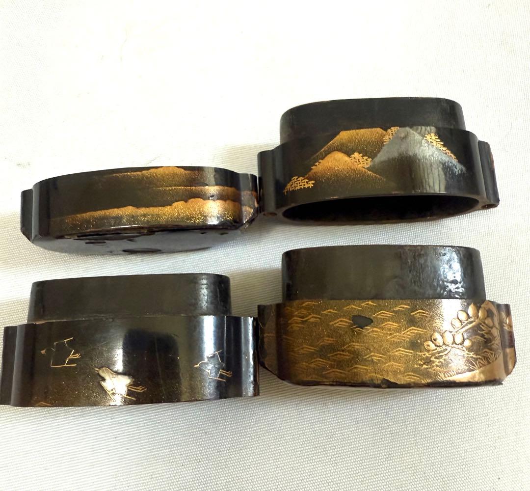 漆器印籠　時代　紐なし