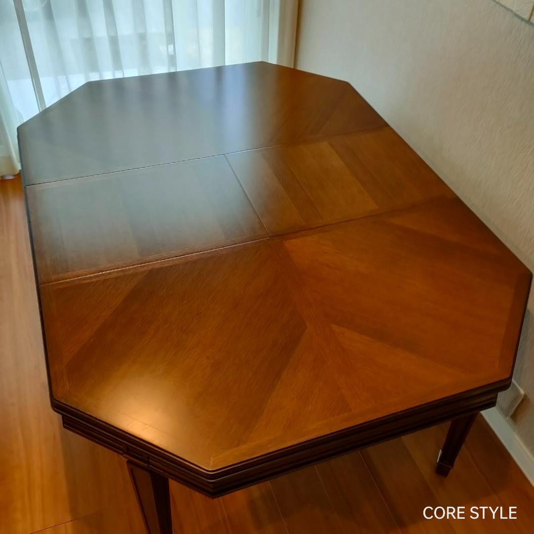 マルニ木工　地中海ロイヤル　ダイニングテーブル　伸長式