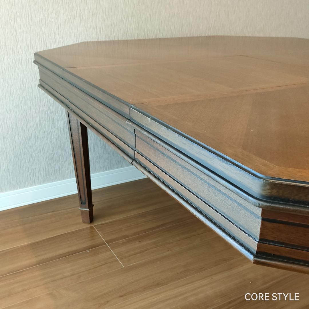 マルニ木工　地中海ロイヤル　ダイニングテーブル　伸長式