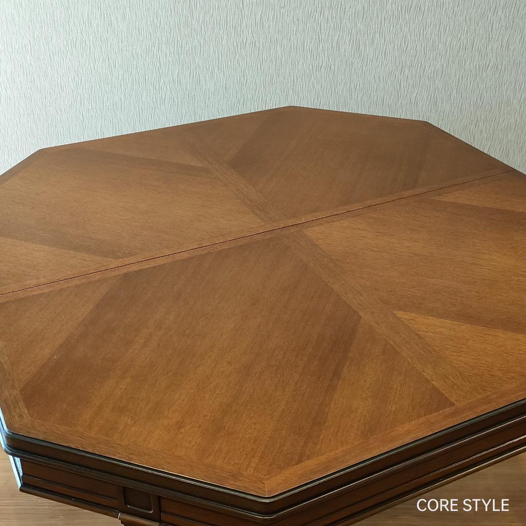 マルニ木工　地中海ロイヤル　ダイニングテーブル　伸長式