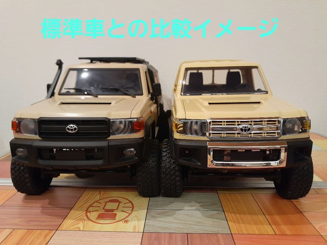 UK【全塗装済み】MN82ランドクルーザー オーバーランド仕様 フルセット