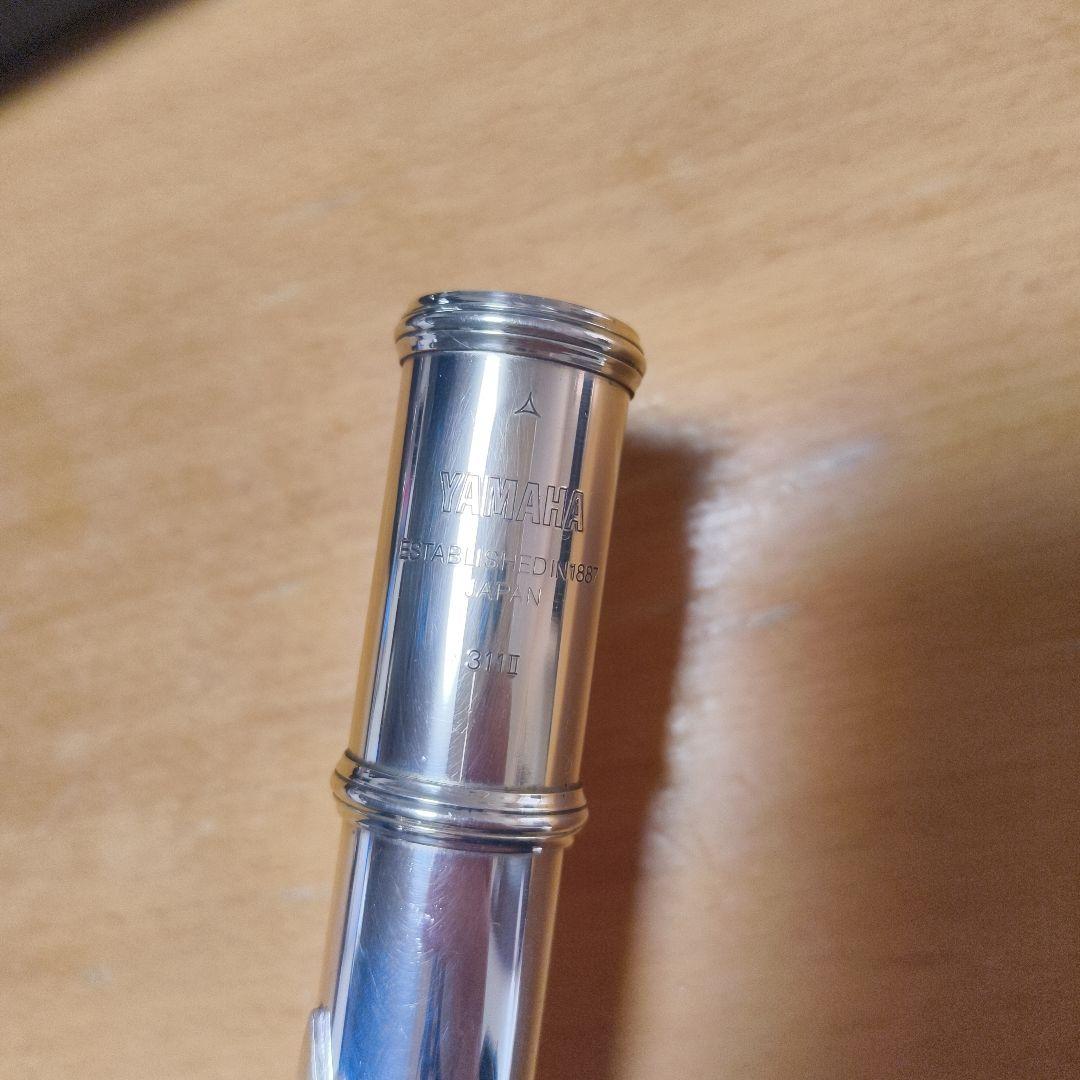 頭部管銀製　ヤマハフルート YFL311Ⅱ Eメカ付き