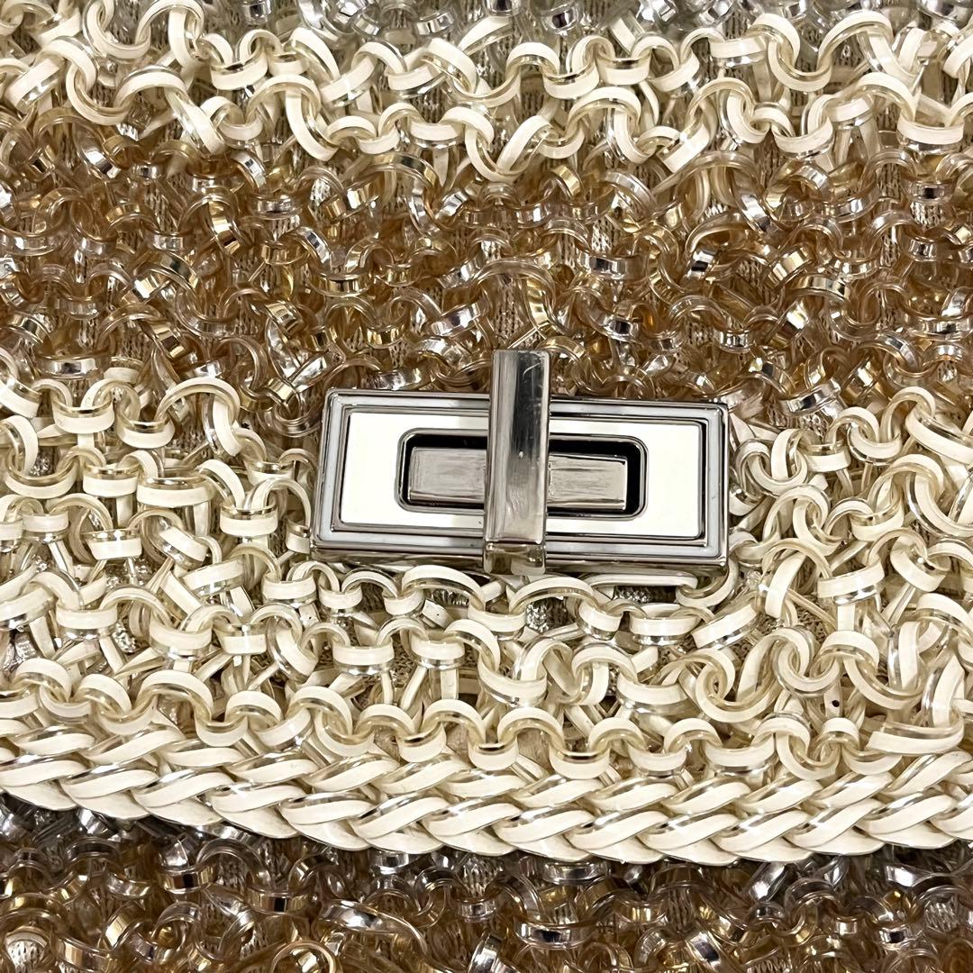 【極美品】ANTEPRIMA ルケットⅡ シルバー ワイヤー　ショルダーバッグ