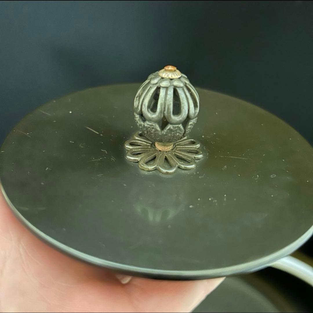 【訳あり‼️ジャンク❗️未使用‼️】茶道具3点セット　風炉・五徳・風炉釜