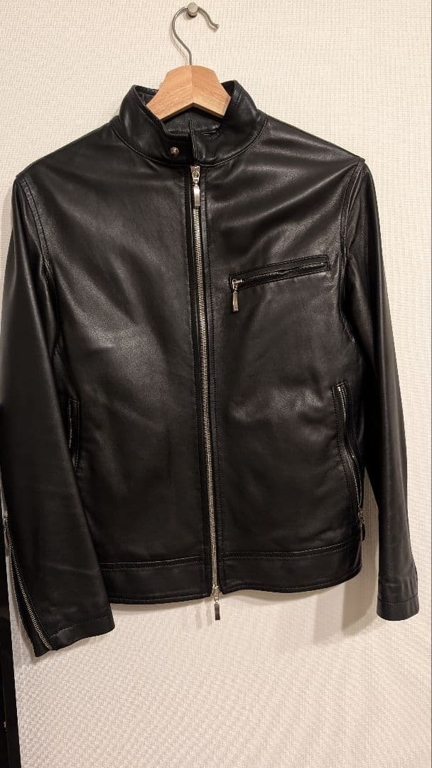 希少サイズ　SILENCE シングルレザー ジャケット　ゴートスキン