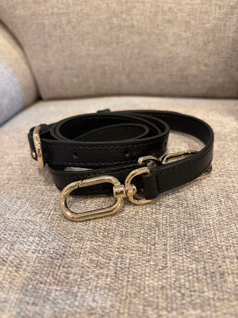 FURLA ブラック レザー ハンドバッグ　パイパー　フルラ