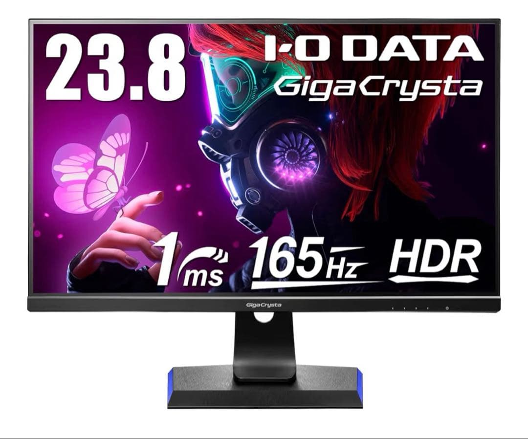 美品 I-O DATA 23.8インチ ゲーミングモニターGiga Crysta