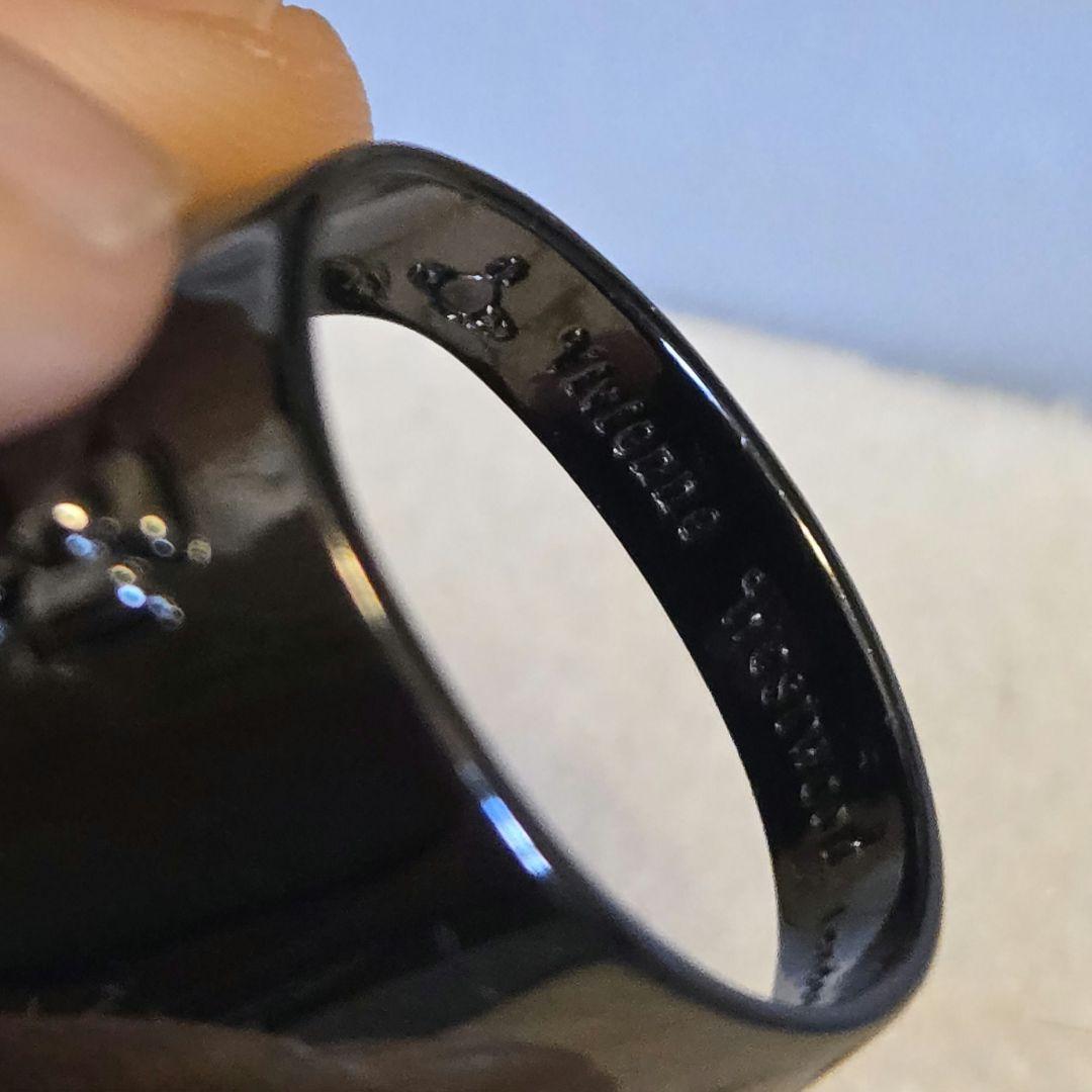 ヴィヴィアンウエストウッド アーマーリング ガンメタル　Sサイズ