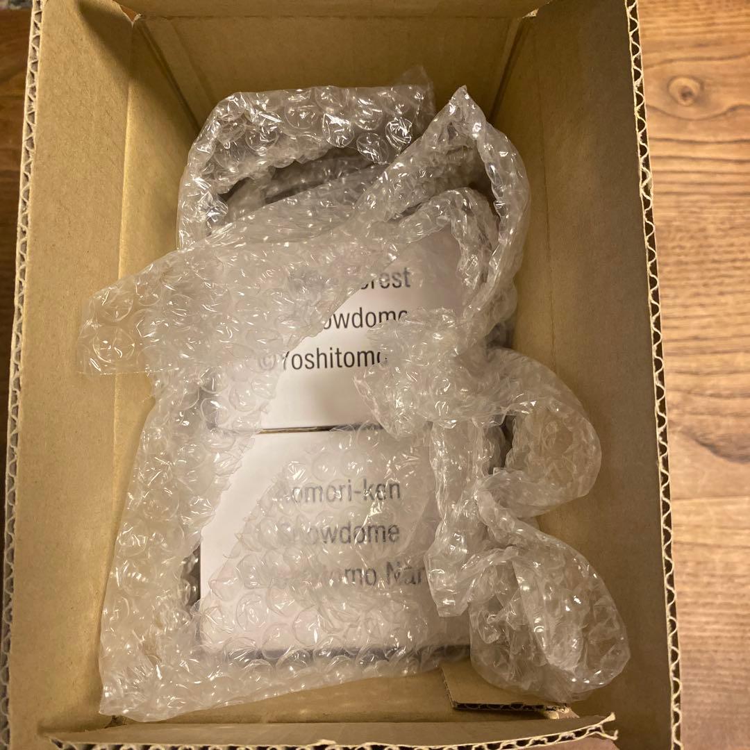 【新品】奈良美智　スノードーム　あおもり犬　森の子