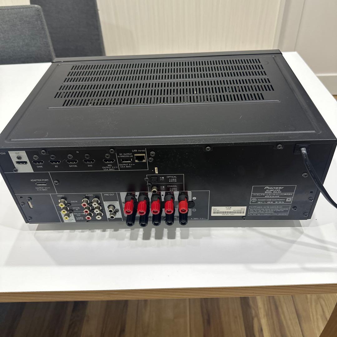 (匿名配送) Pioneer AVアンプ VSA-824 リモコン付き