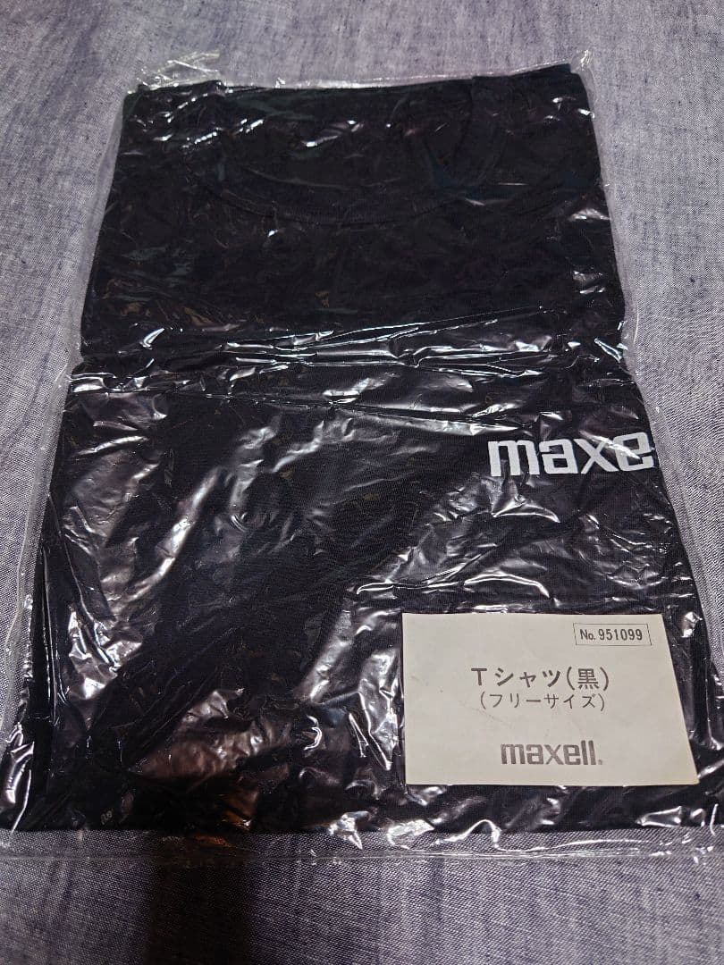 「maxell Tシャツ」マクセル ノベルティ