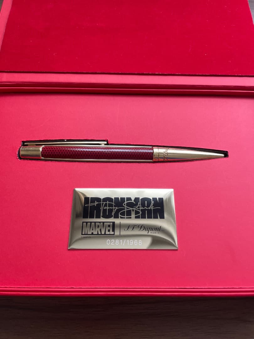 STデュポン Marvel ボールペン 限定1968本