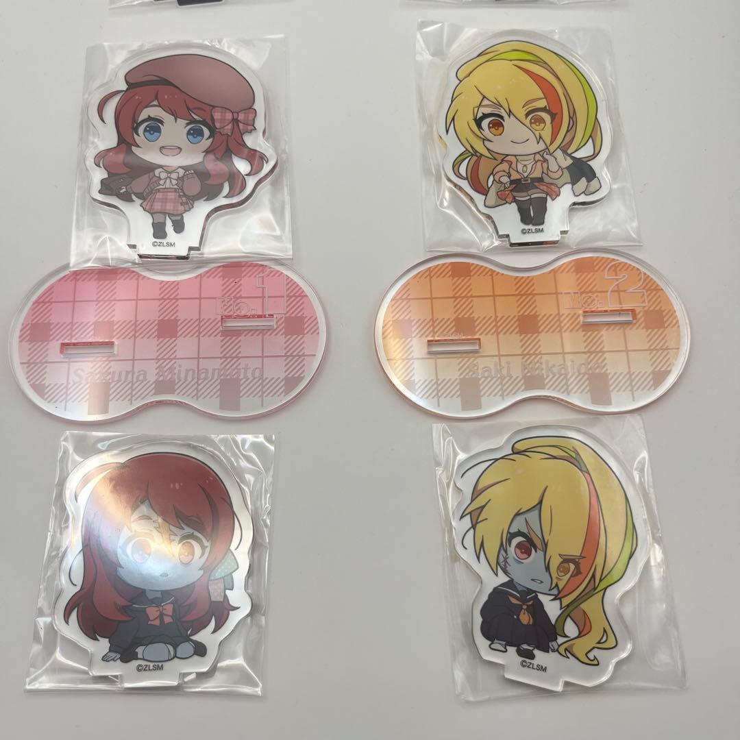 新品　ゾンビランドサガ　ハンズ　ペアアクリルスタンド　コンプリートセット