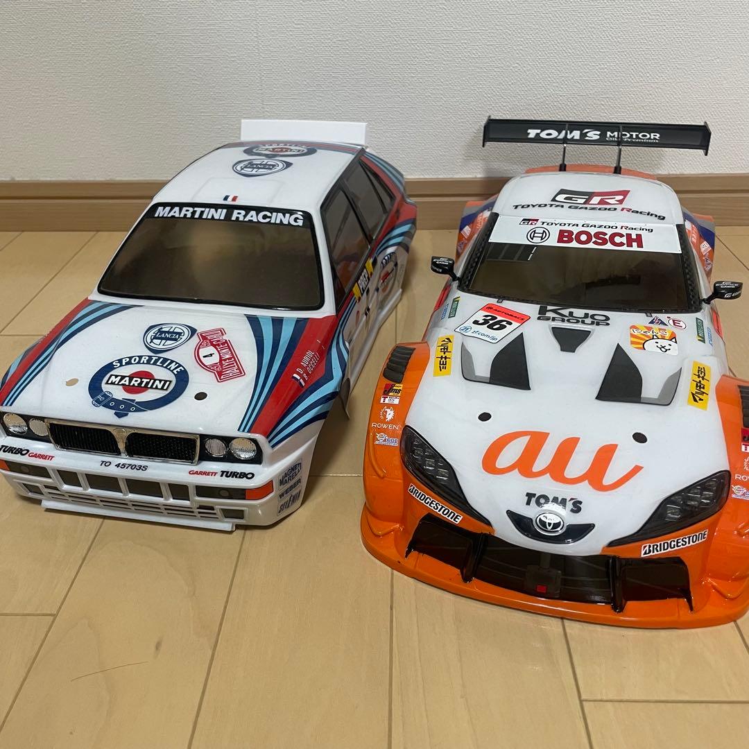 タミヤ au TOM'S GR スープラ ランチアデルタ スペアボディ