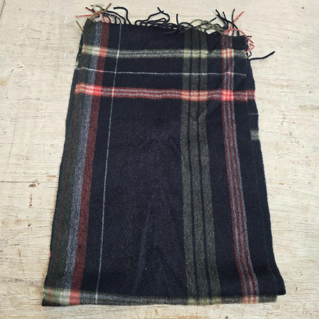 i【 新品未使用 】 マフラー Aquascutum タグ付き カシミア100％