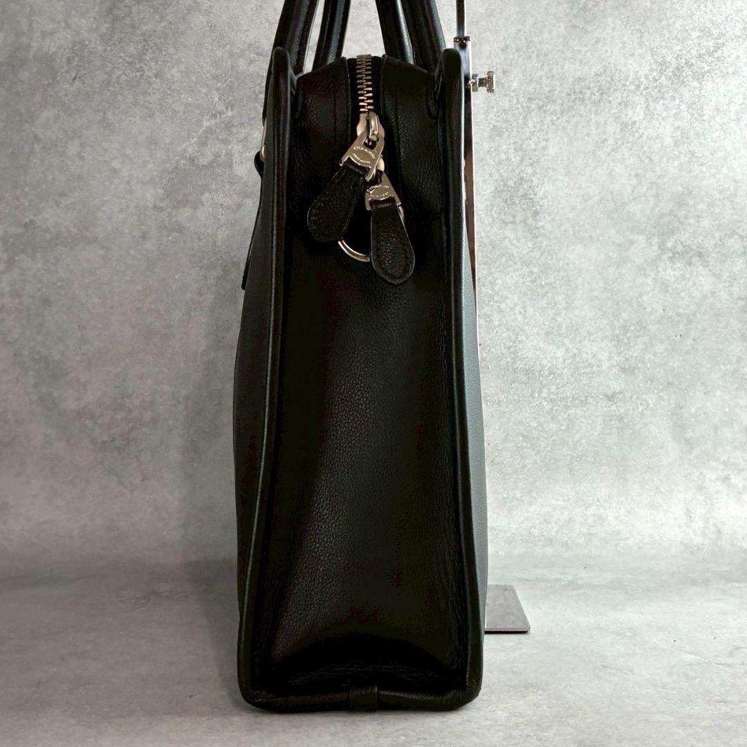 極美品 コーチ ボンド 2way ビジネスバッグ ブリーフ A4可 レザー 黒