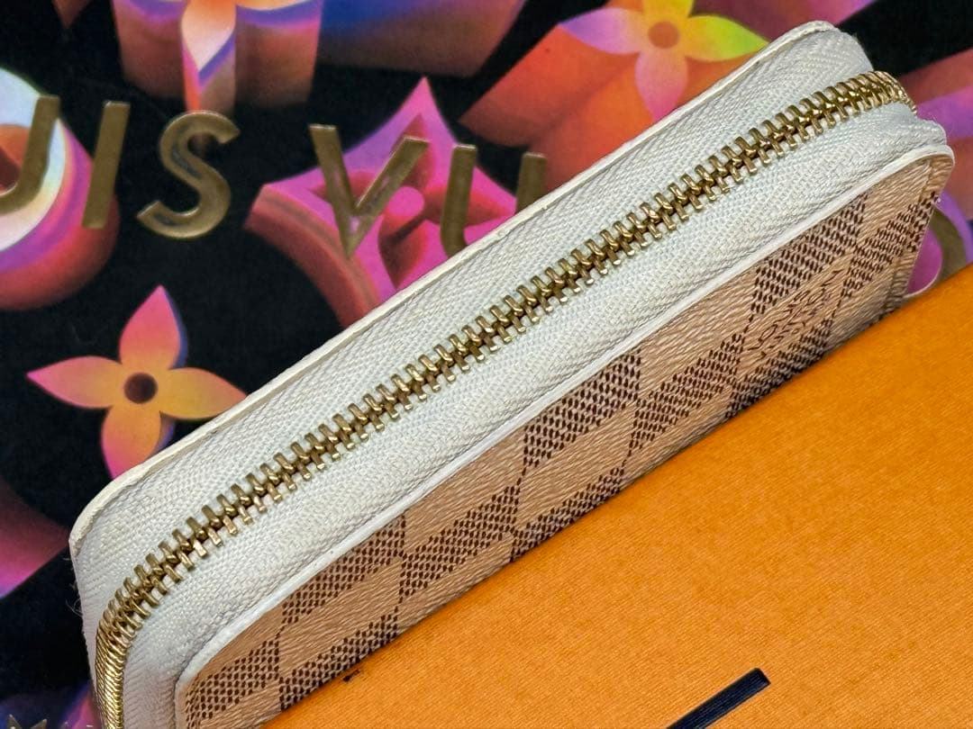 ICチップ搭載　ルイヴィトン　ダミエアズール　ジッピーパース