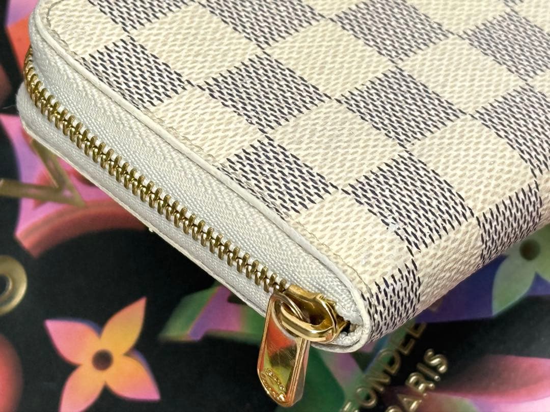 ICチップ搭載　ルイヴィトン　ダミエアズール　ジッピーパース