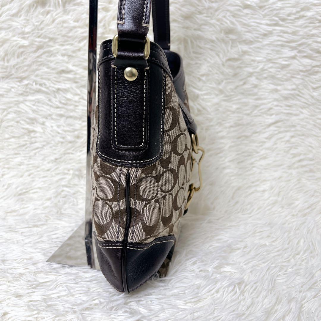 バッグ COACH Signature Half Moon Y2K Shoulder