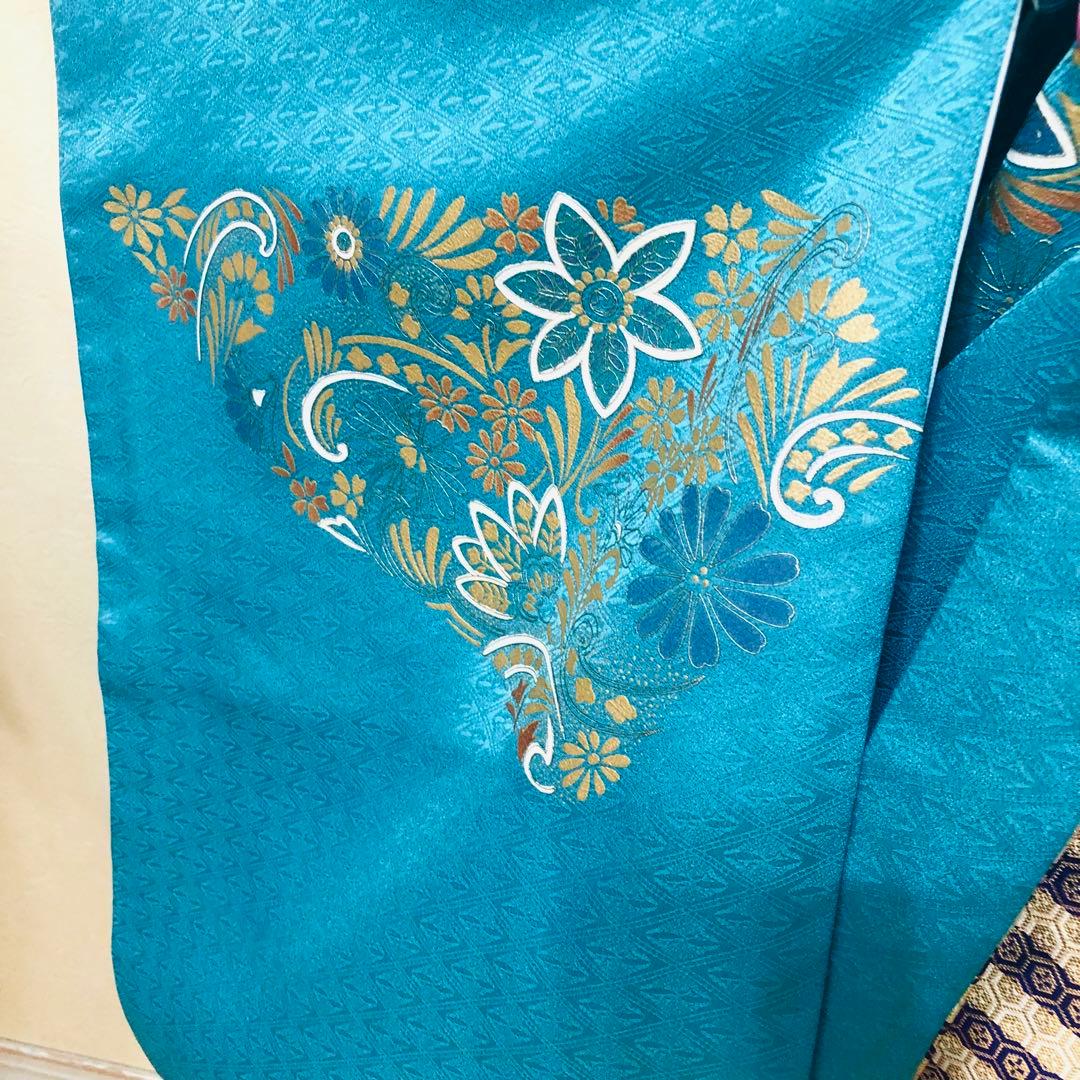 七五三　男の子‼️人気水色⭐︎兜金彩箔煌びやか極めてる⭐︎完全フルセット⭐︎袴金蘭未使用