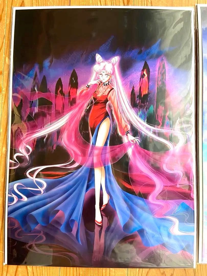 セーラームーン　ミュージアム　アクリル　スタンド　オーロラ　ポスター