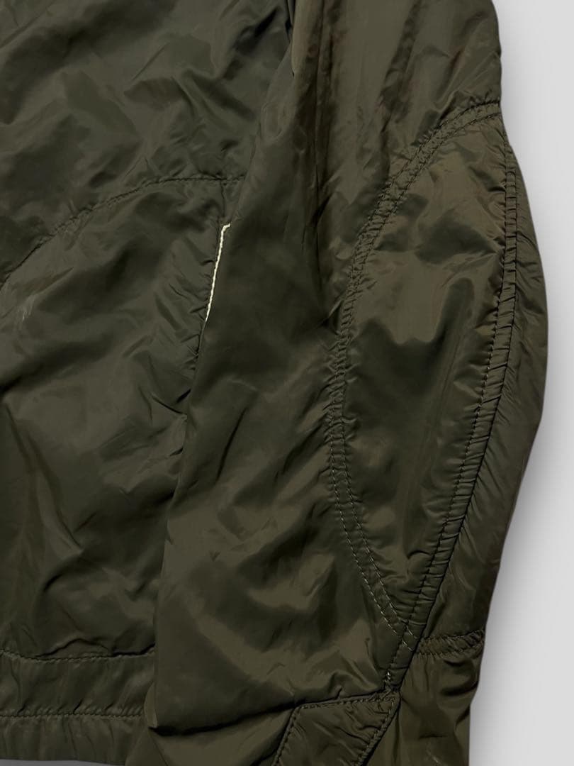 00s y2k Monarchy ナイロンライダース 刺繍 ジップアップ M