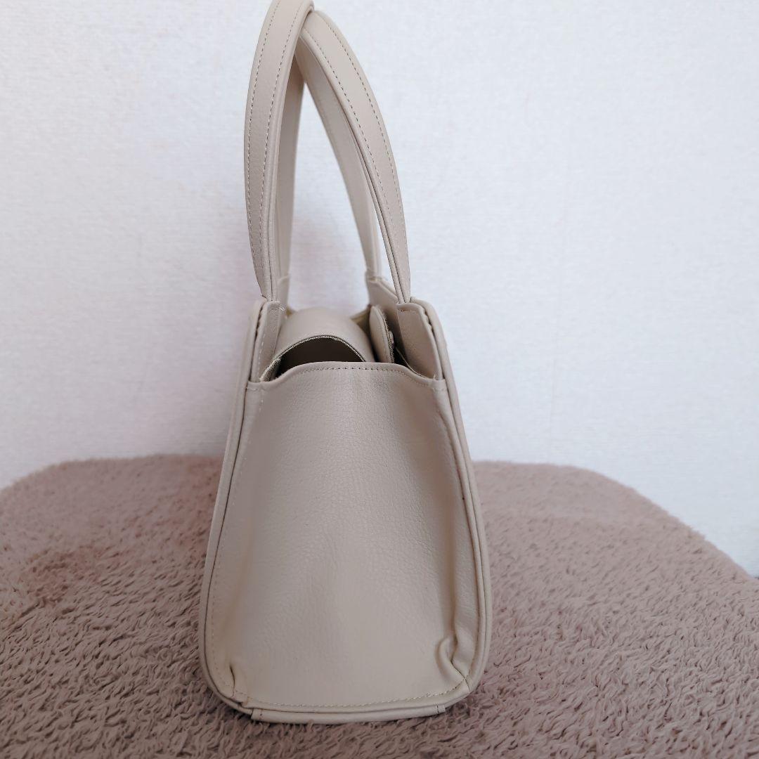 未使用✨岩佐　和装　バッグ　草履　市松模様　白