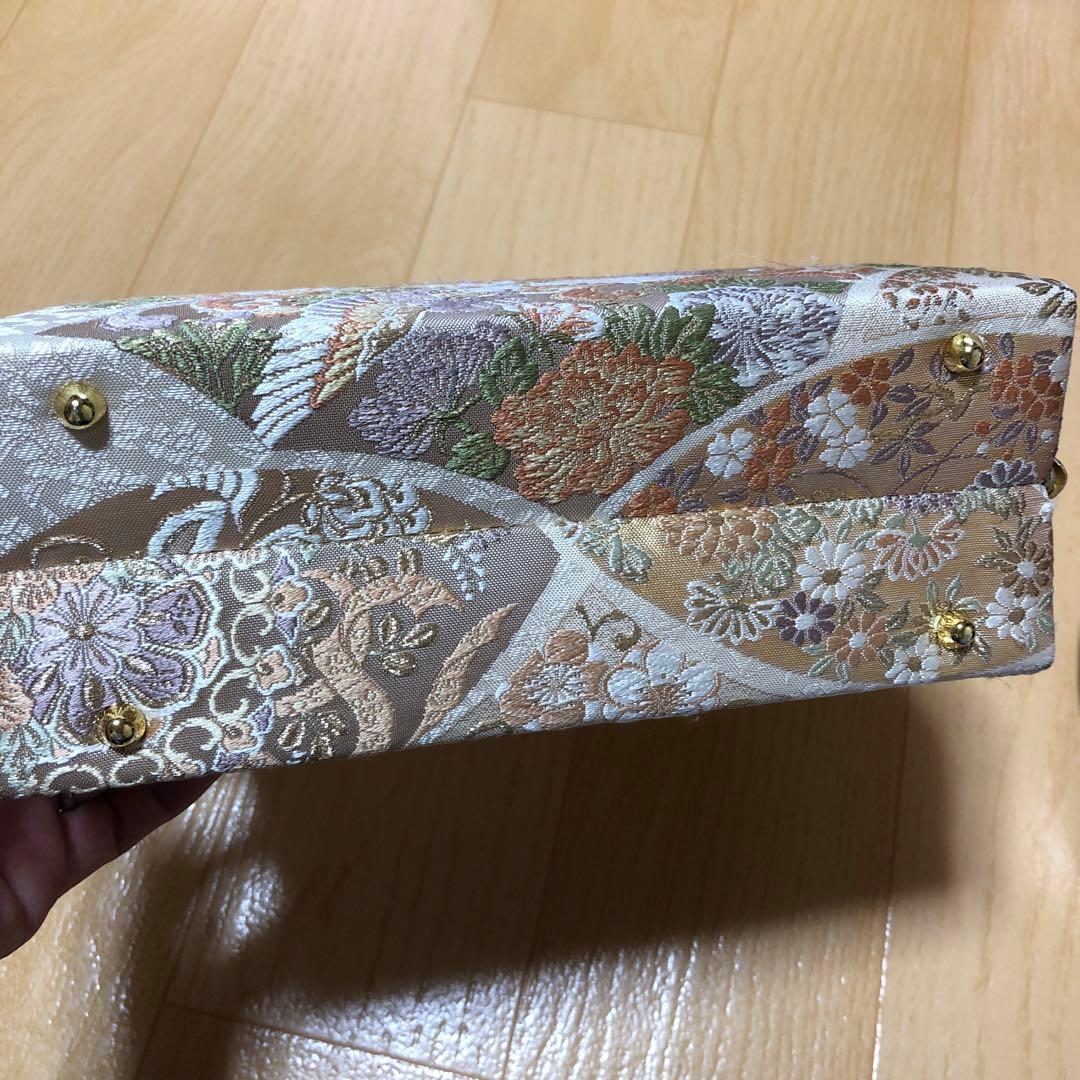 紗織　草履バッグセットゴールド　Mサイズ