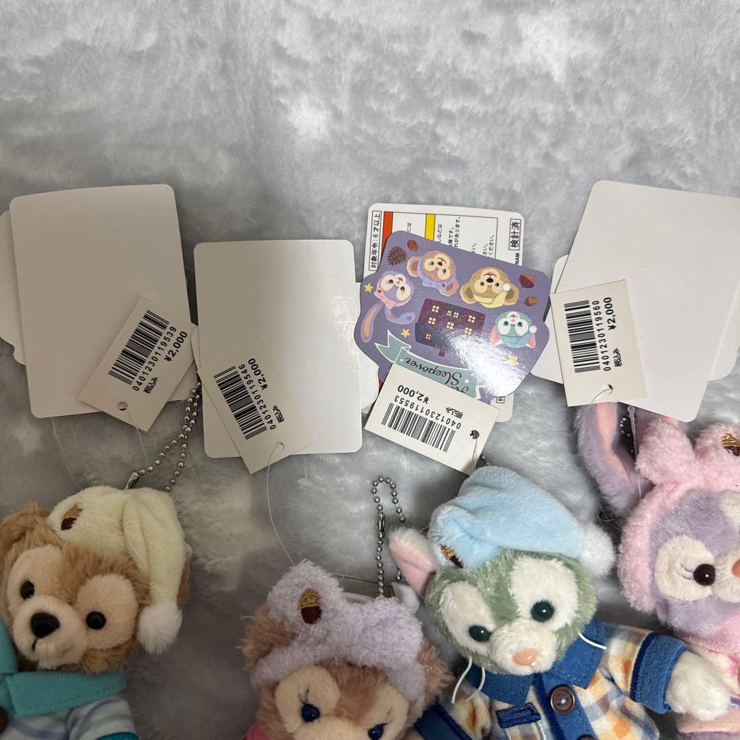 ダッフィーフレンズ　ぬいぐるみバッジ