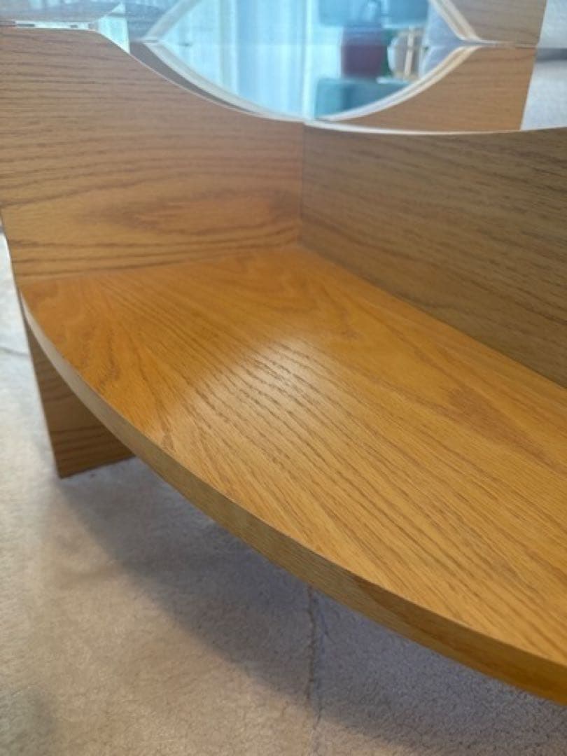 NOCE ガラステーブル ローテーブル