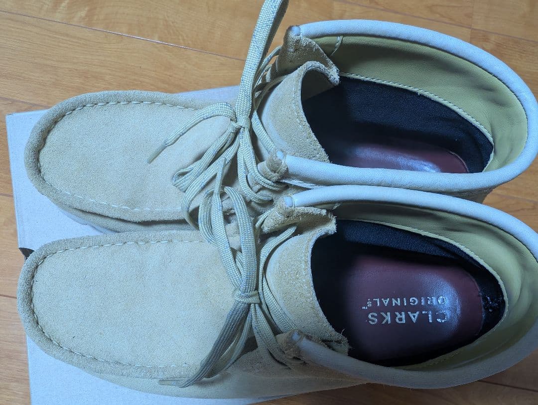 CLARKS クラークス　ゴアテックス　 GORE-TEX　ワラビー　ベージュ