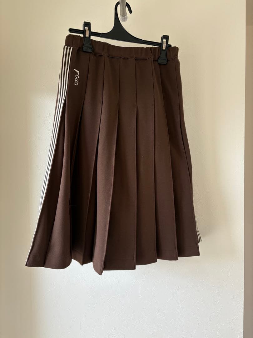 コムデギャルソン　ローブドシャンブル　サイドラインプリーツスカート