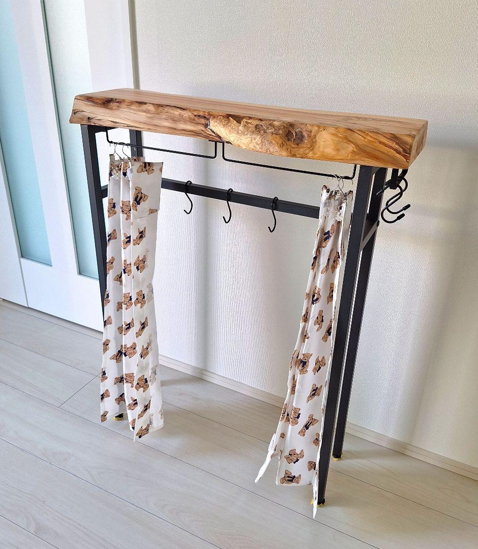 コンソールテーブル　無垢材　杉　ハンドメイド