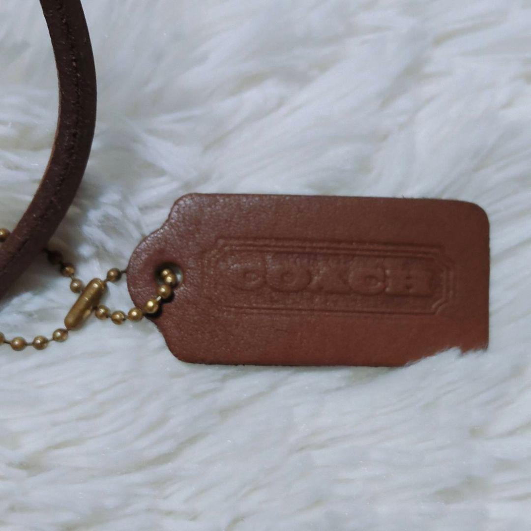 オールドコーチ 9923 ショルダーバッグ クラブタンレザー ブラウン 美品