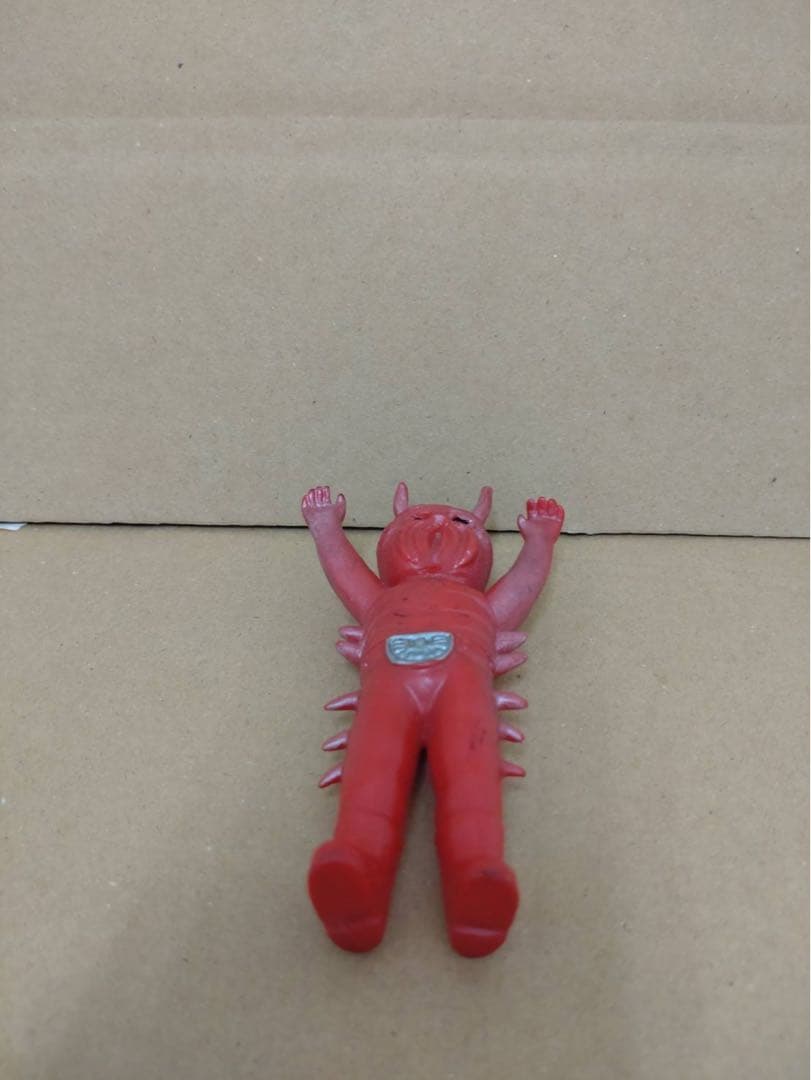 当時物 仮面ライダー ムカデラス ミニソフビ　旧バンダイ ポピー レトロソフビ